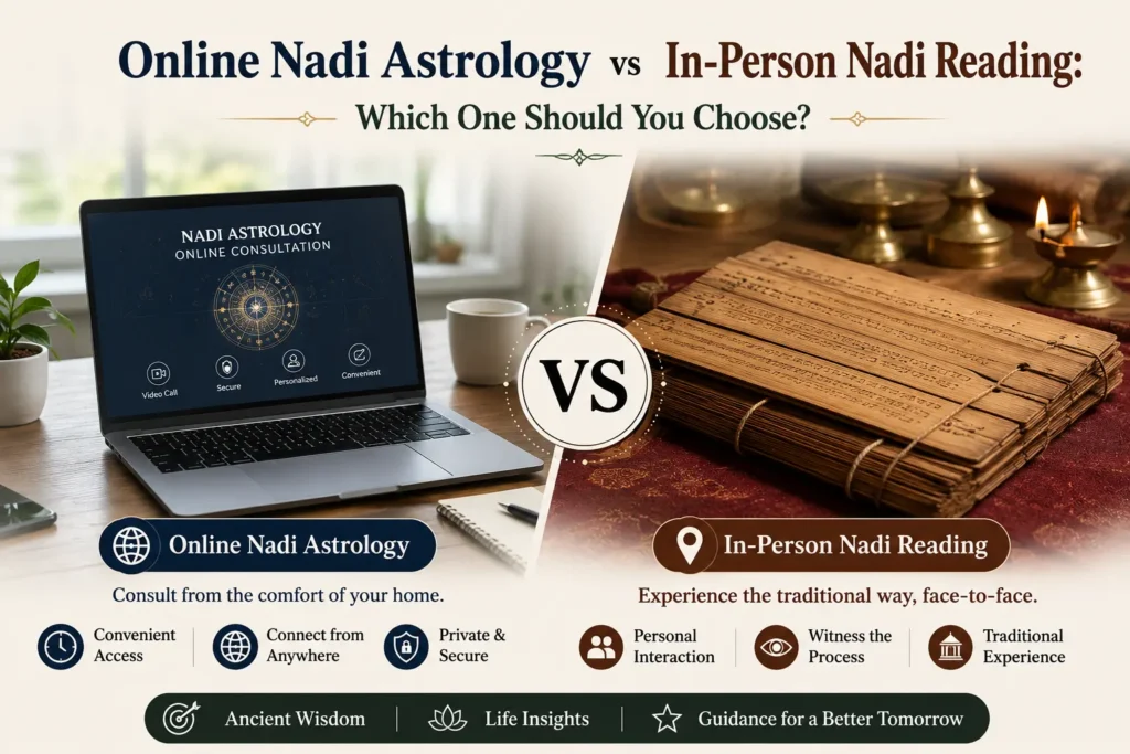 Online Nadi Astrology vs In-Person Nadi Reading