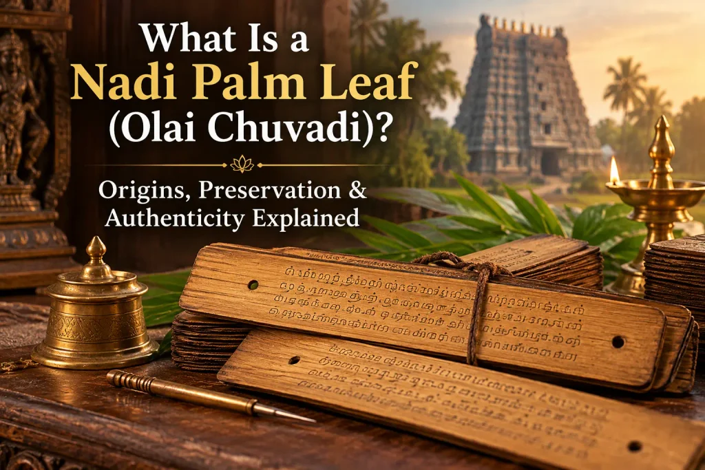 What Is a Nadi Palm Leaf (Olai Chuvadi)? Origins, Preservation & Authenticity Explained